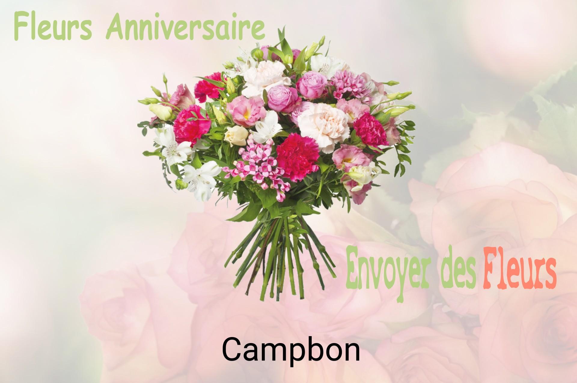 Bouquet de fleurs d’anniversaire livré à Campbon