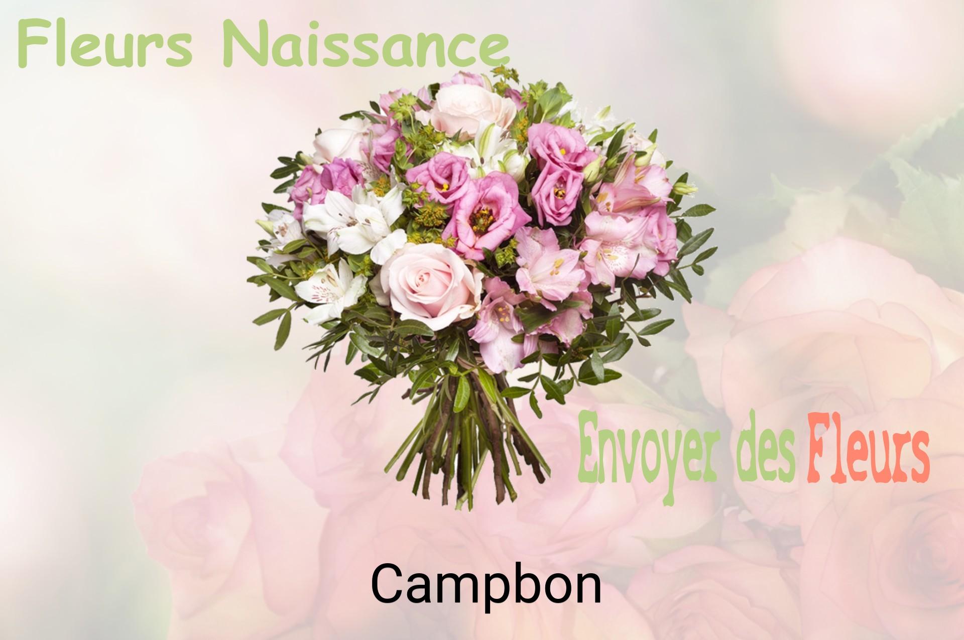 Bouquet de fleurs de naissance livré à Campbon